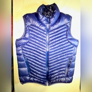 Vintage Jetlag Down Puffer Vest Men's Blue XL Very Nice Condition